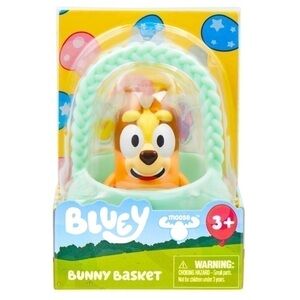 MOOSE Bluey Toys Bingo Easter Bunny Basket Packs Green